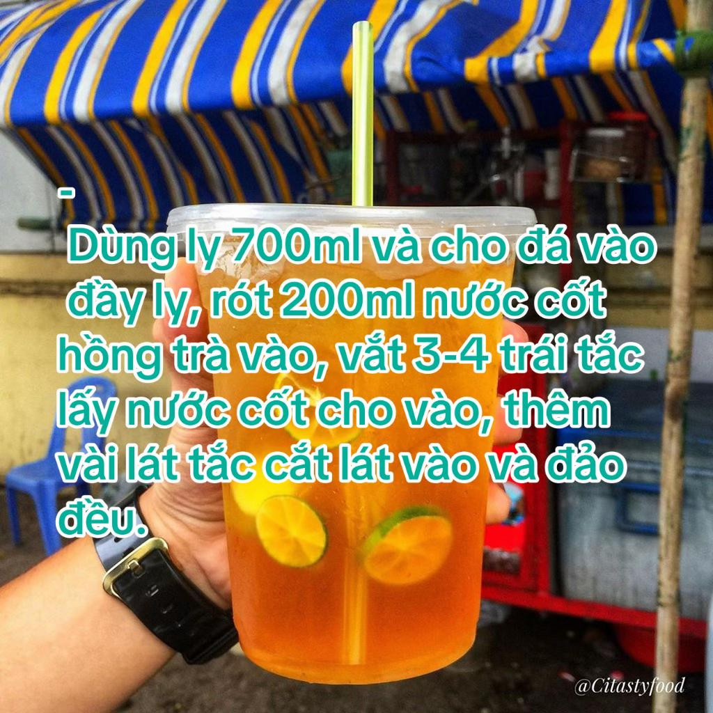 CÔNG THỨC TRÀ TẮC SIÊU NGON CHO MỌI NGƯỜI MUỐN KINH DOANH ĐÂY