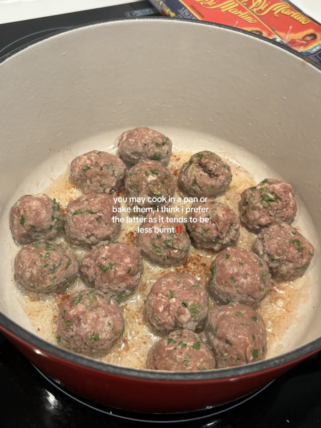 cook dinner with me spaghetti meatballs