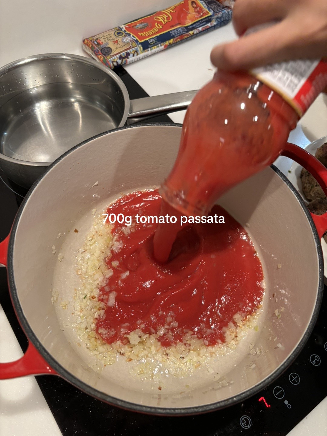 cook dinner with me spaghetti meatballs