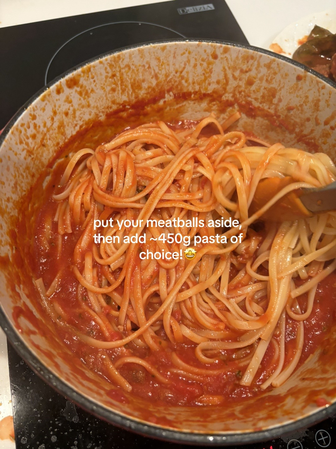 cook dinner with me spaghetti meatballs