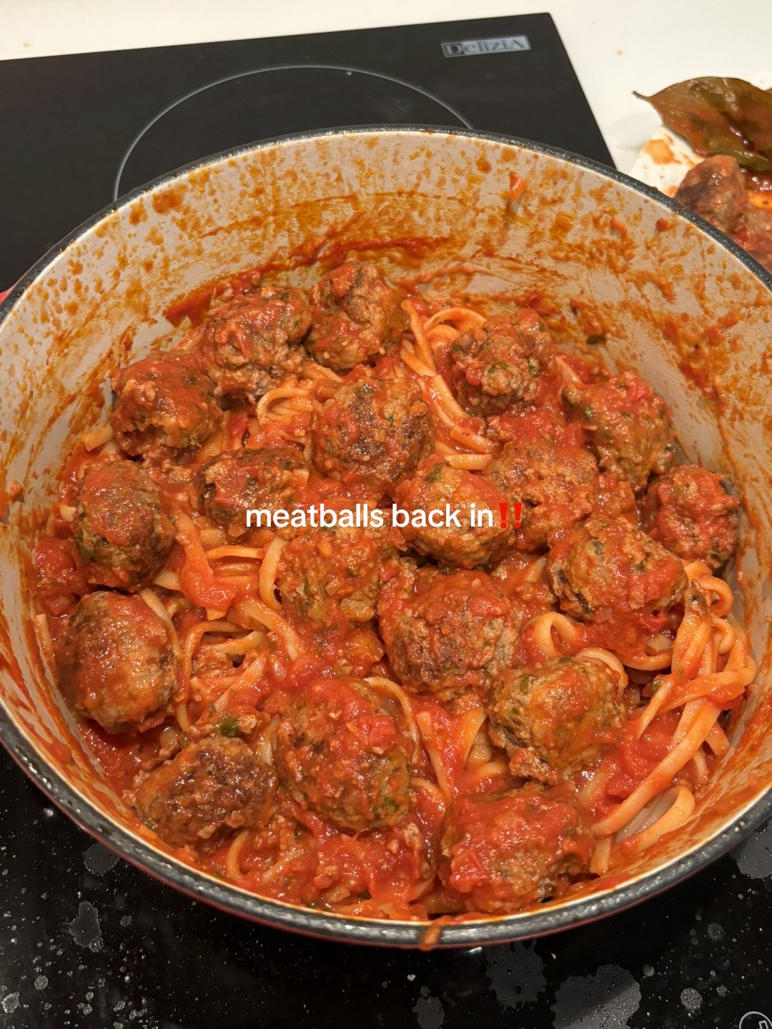 cook dinner with me spaghetti meatballs