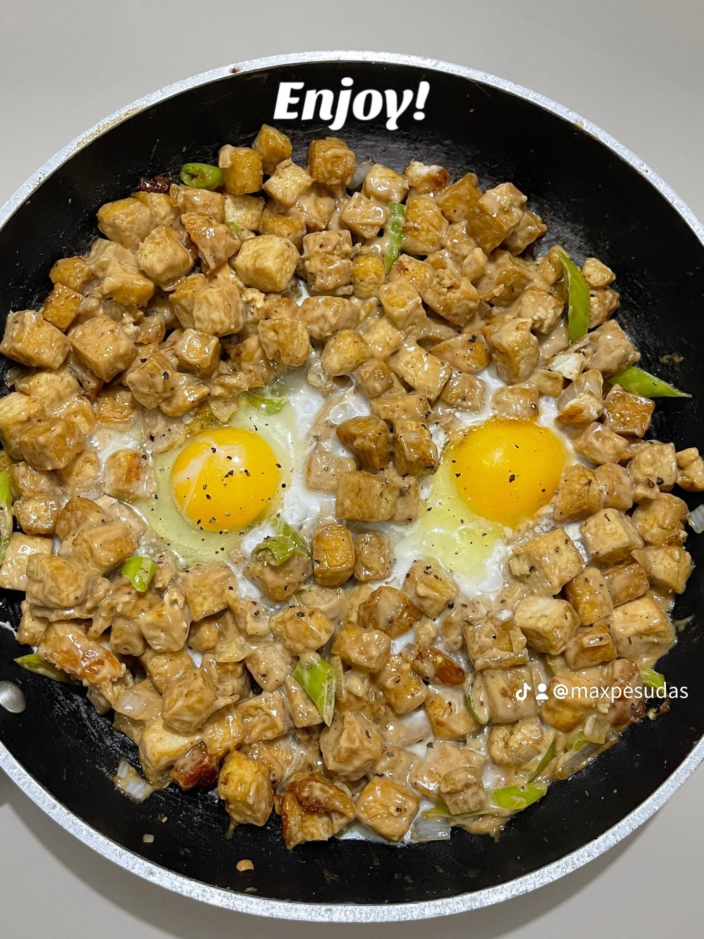 Correction: Chicken and Tofu sisig recipe