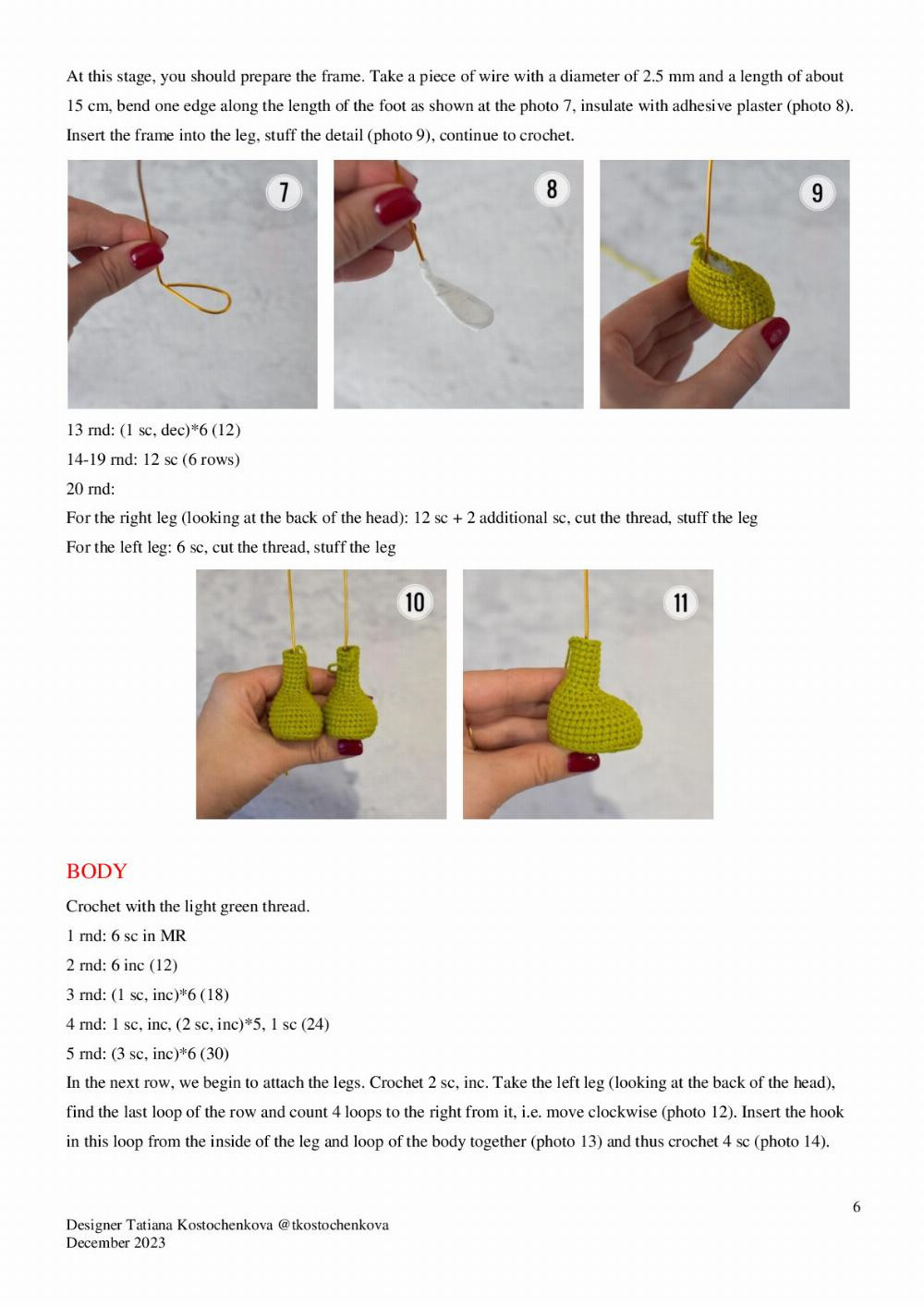 crinch crochet pattern