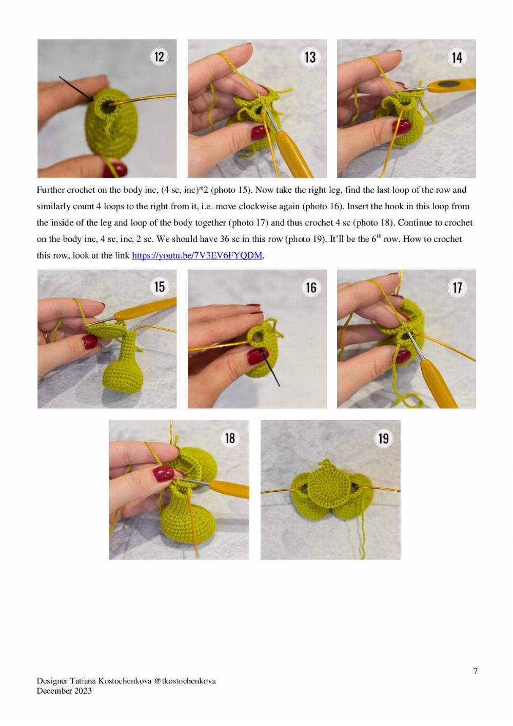 crinch crochet pattern