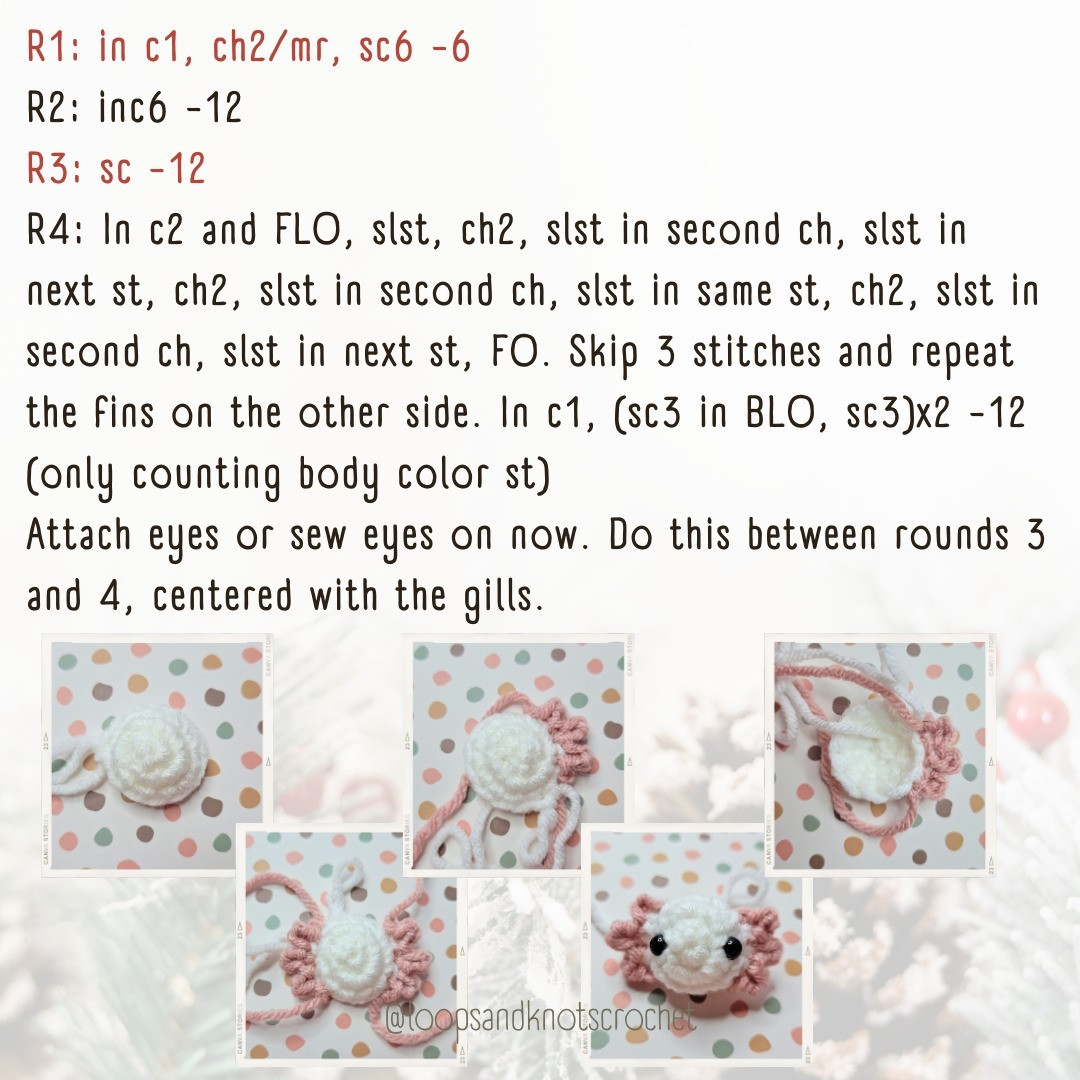 crochet axolotl pattern