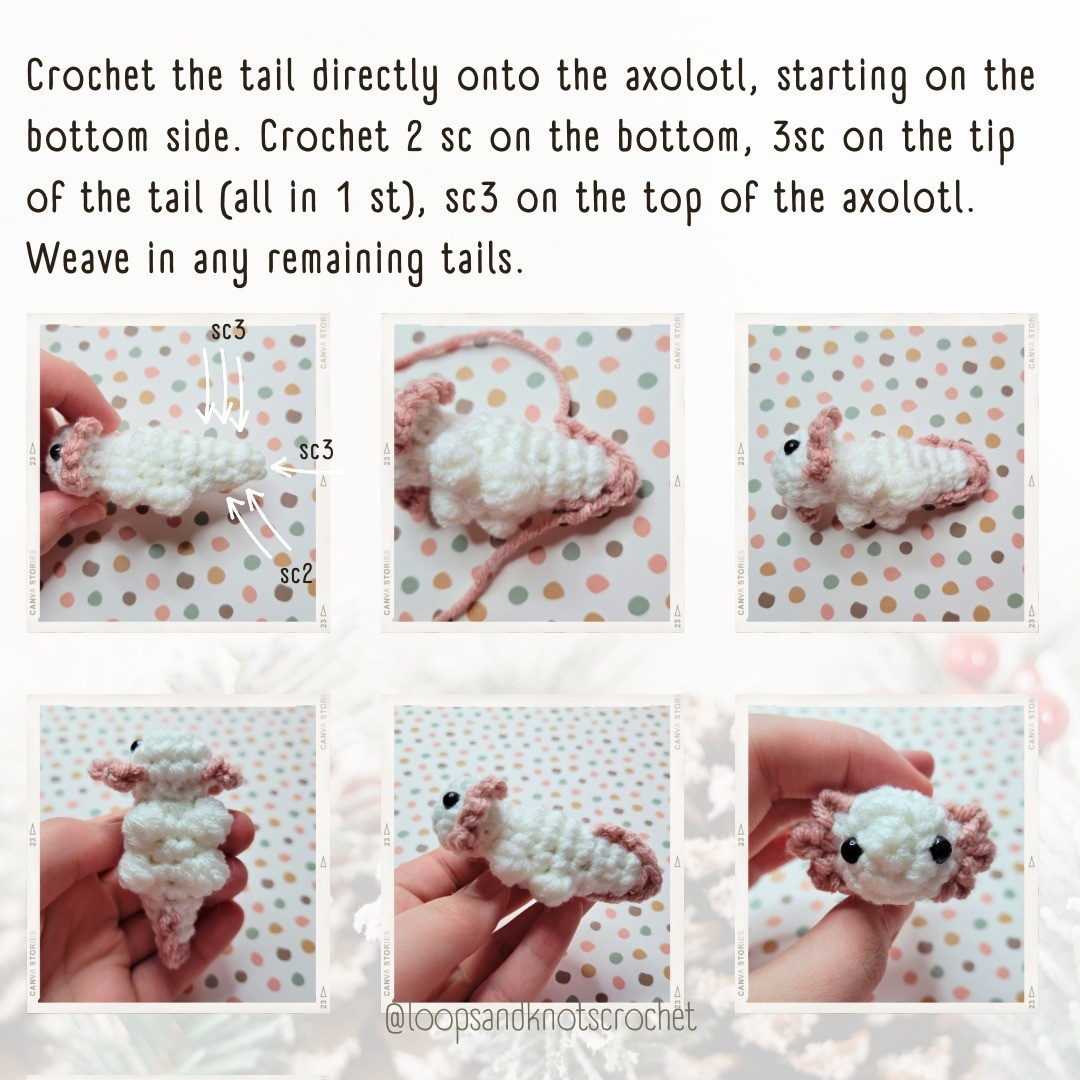 crochet axolotl pattern