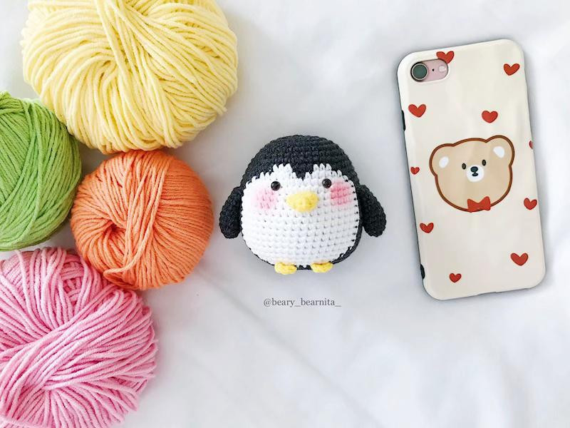 Crochet cute penguin