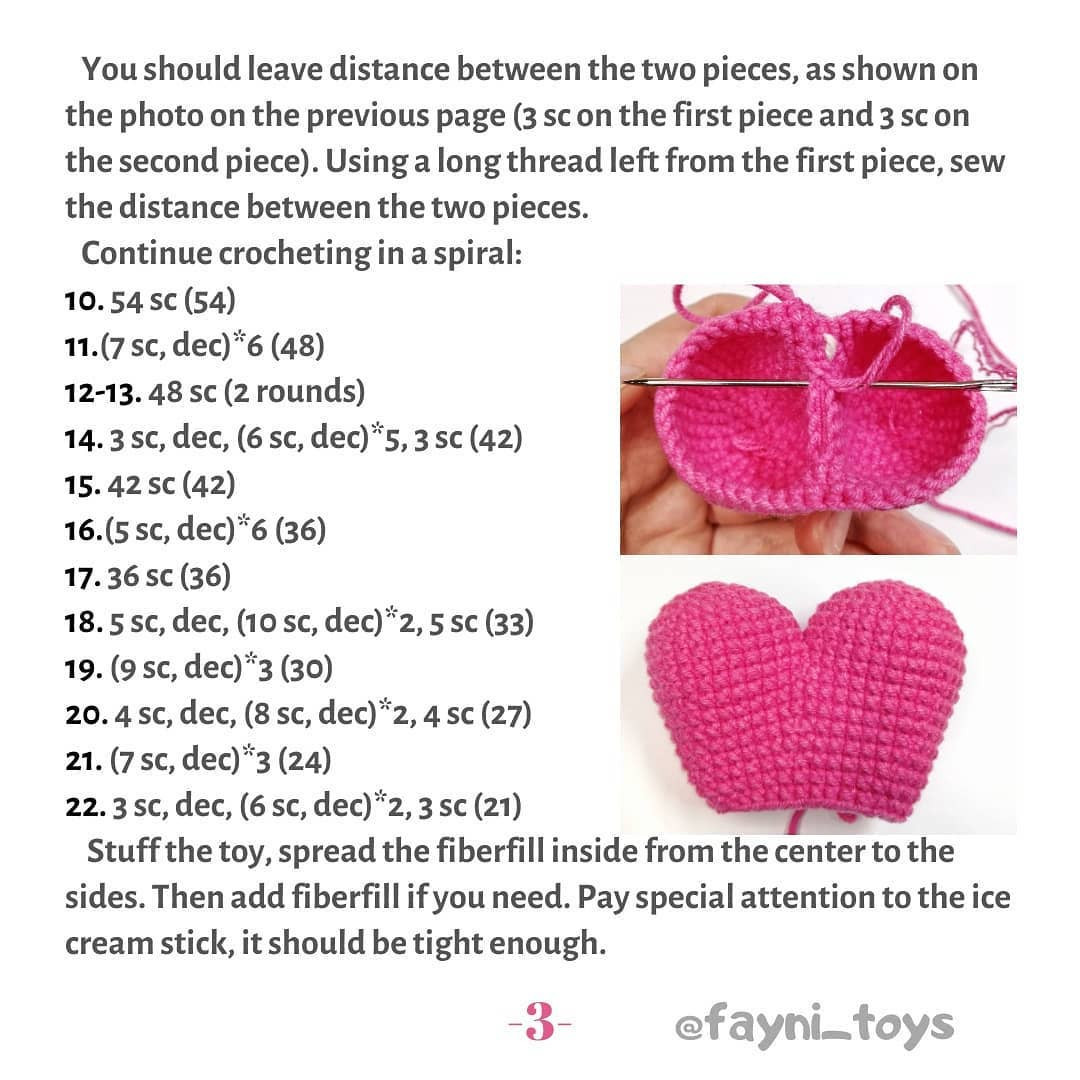 crochet heart shaped candle pattern