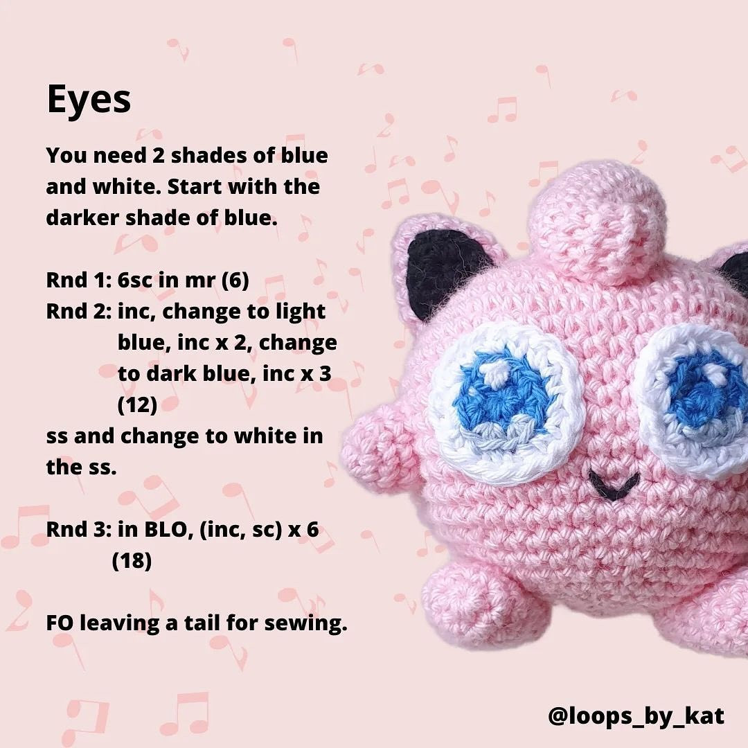 crochet jigglypuff free pattern