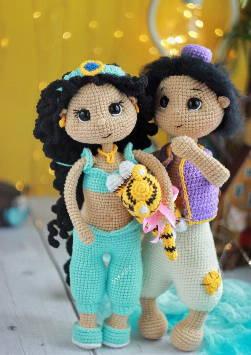 CROCHET PATTERN ALADDIN & ABU