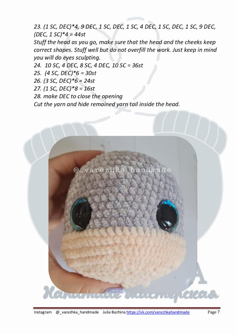 crochet pattern buffy the bunny