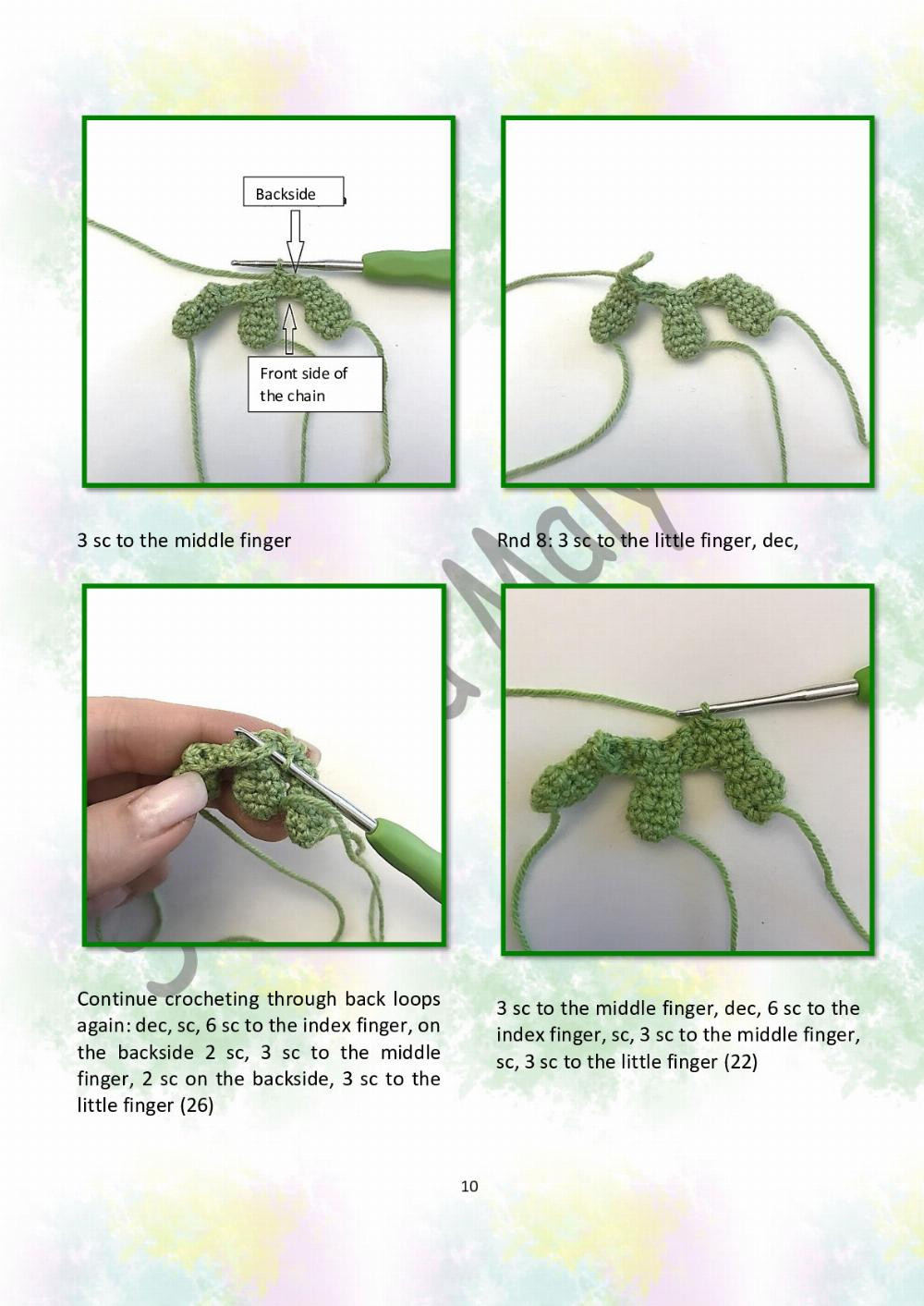 CROCHET PATTERN Funny frog (only crochet hook)