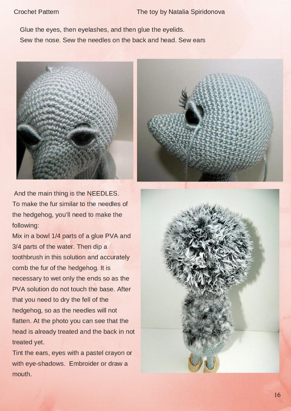 CROCHET PATTERN «HEDGEHOG MAKOVKA»