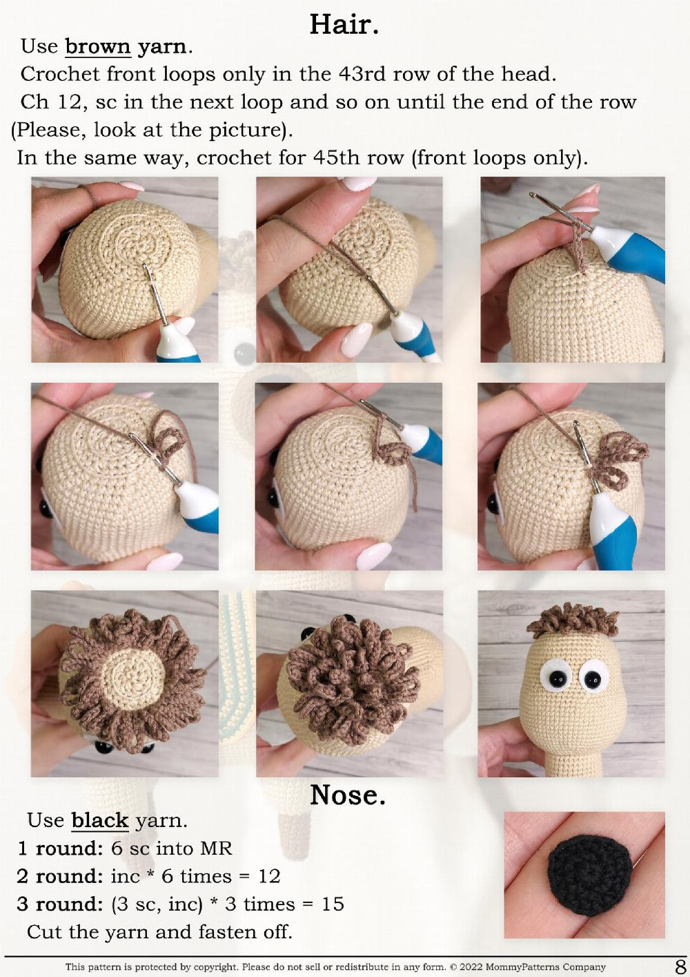 crochet pattern lama no drama