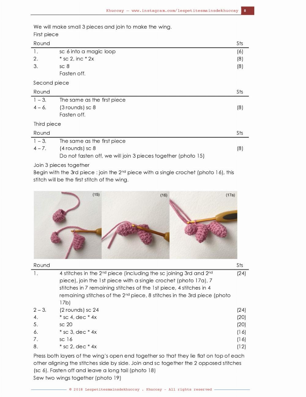 crochet pattern my little caticorn