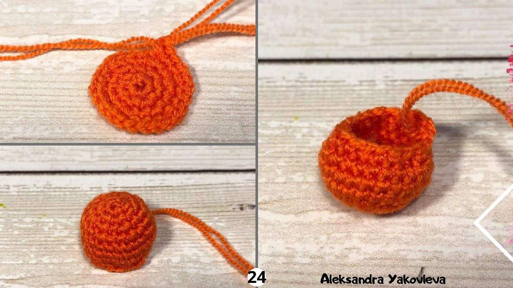 Crochet Pumpkin Pattern, smiling pumpkin crochet pattern