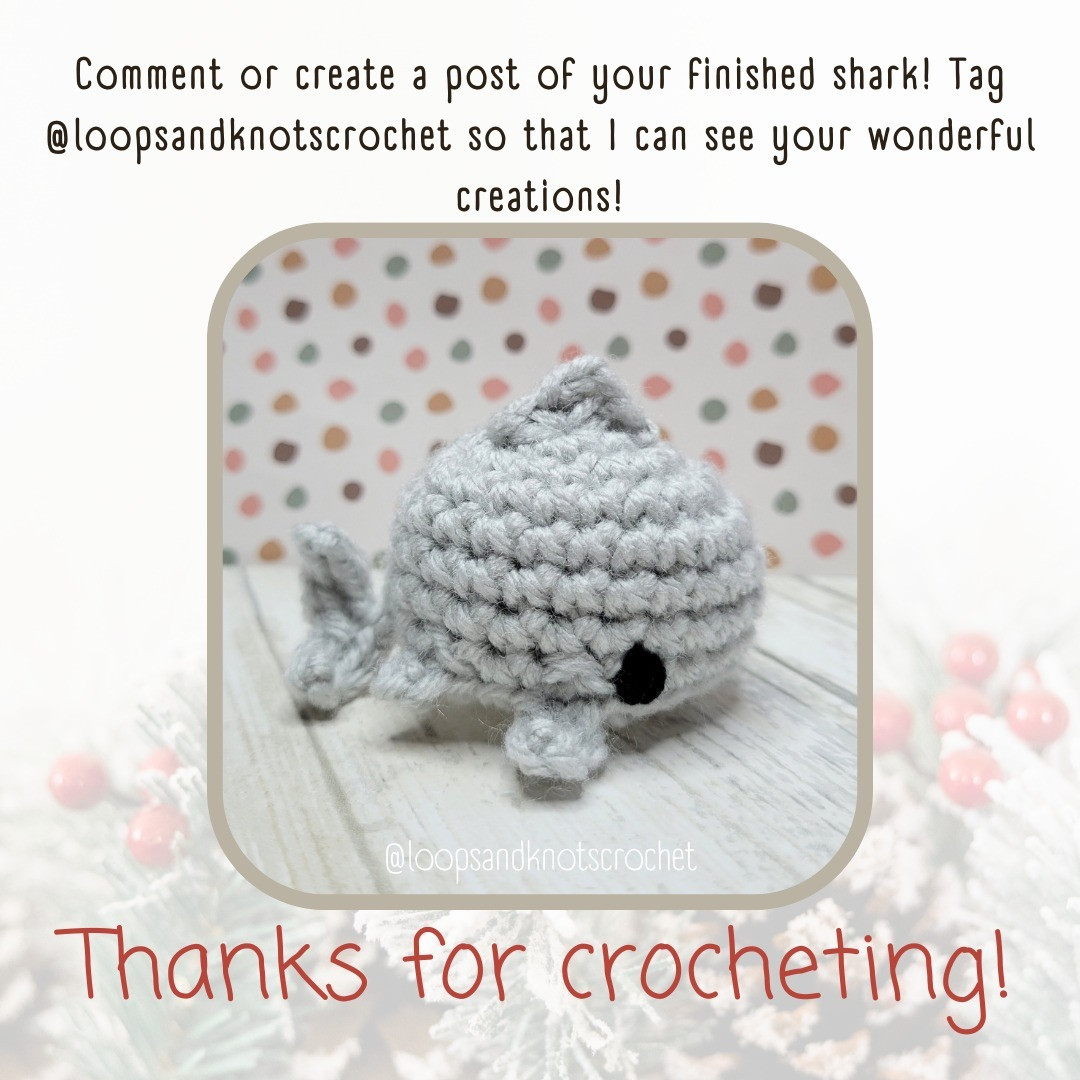 crochet shark pattern