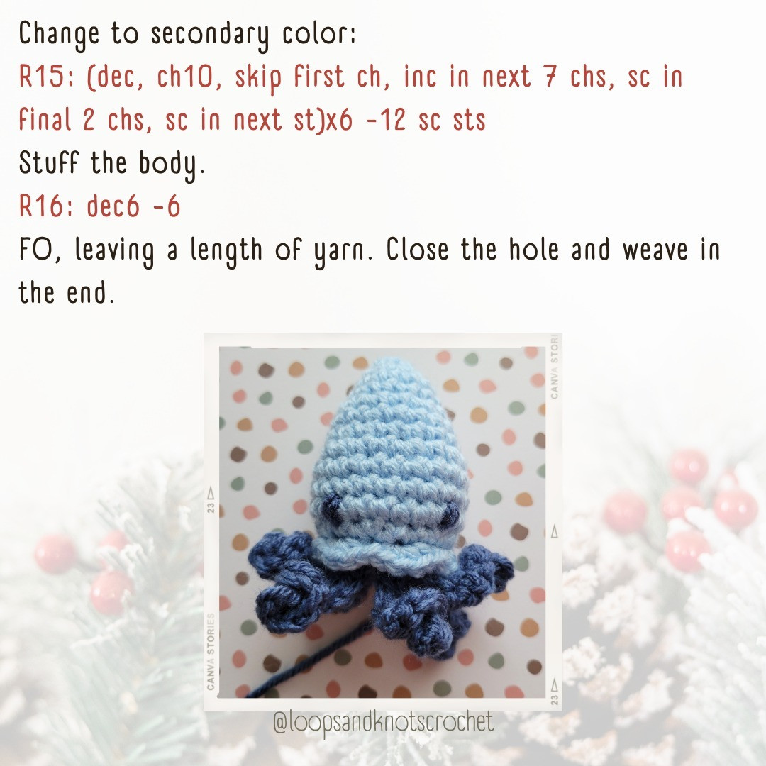 crochet squid pattern