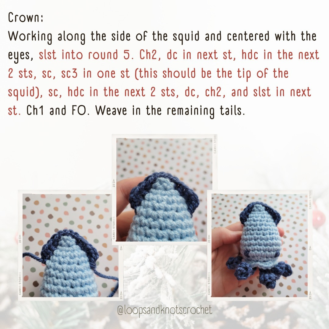 crochet squid pattern