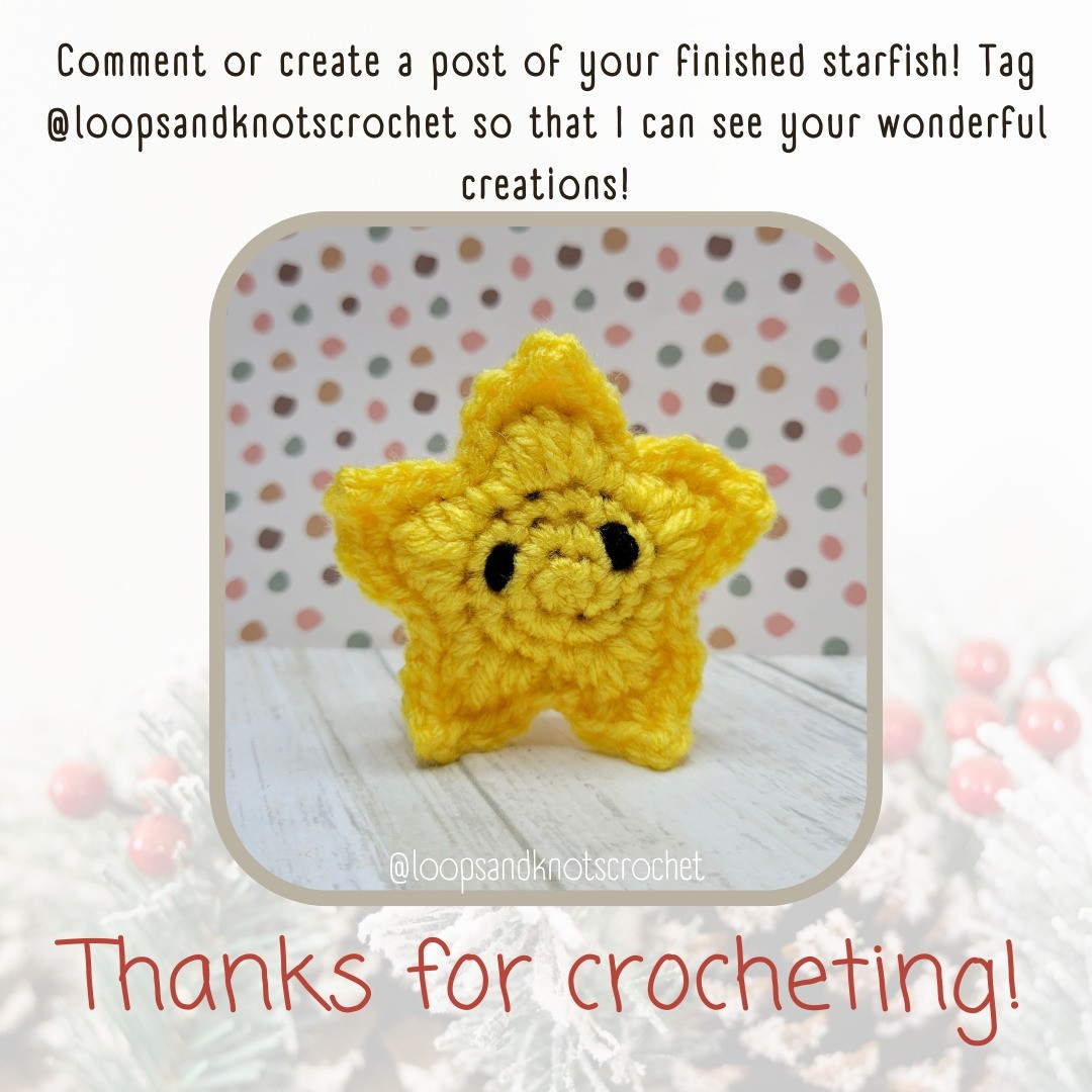 crochet starfish pattern