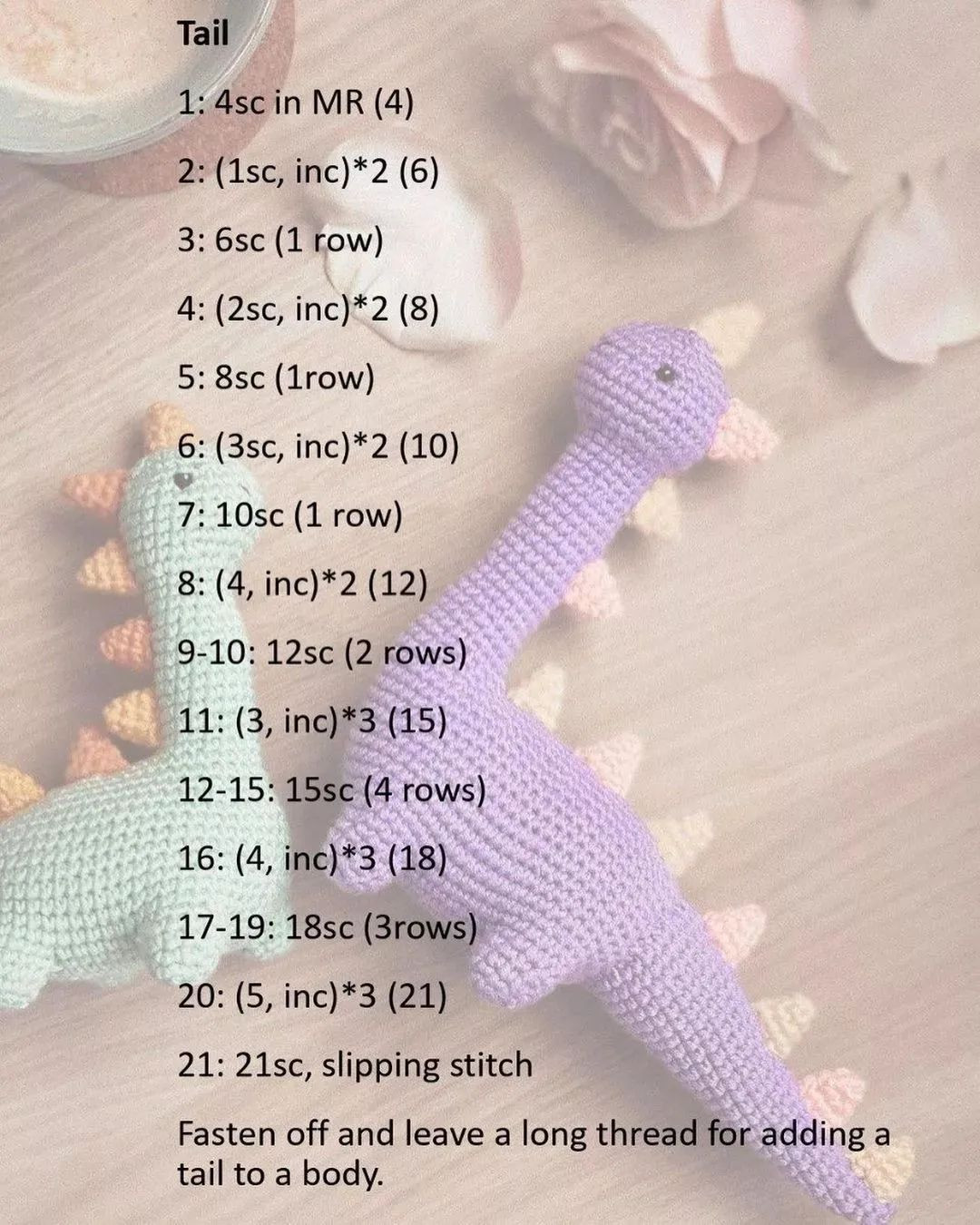 Dino FREE PATTERN