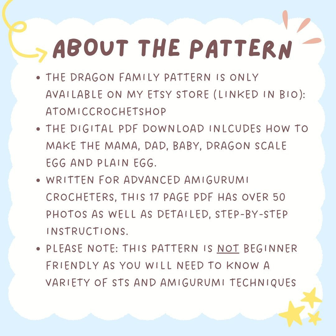 ✨Dragon Family Pattern Release✨