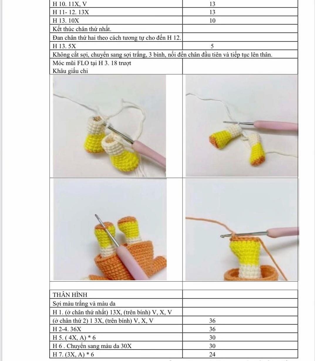 duckling doll crochet pattern