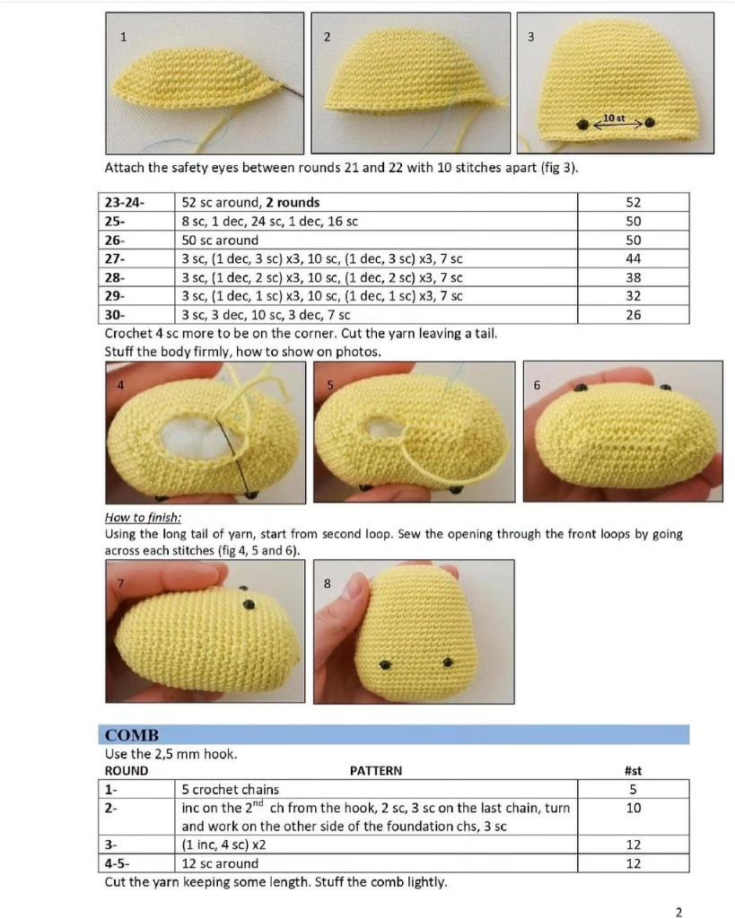 easter chick 🐣 Free crochet pattern