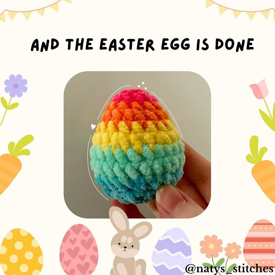 easter egg free crochet  pattern