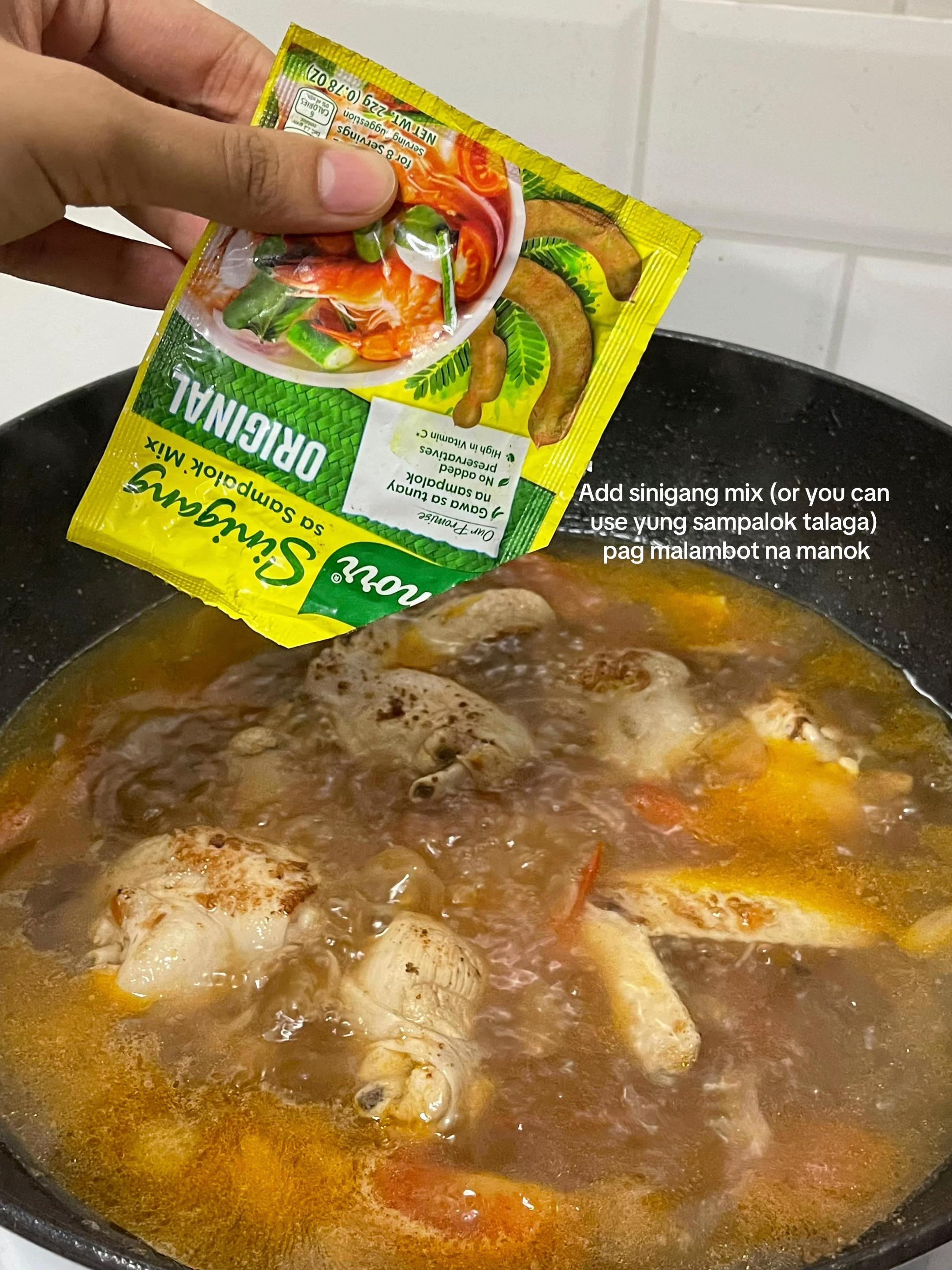 easy recipe sinampalukang manok