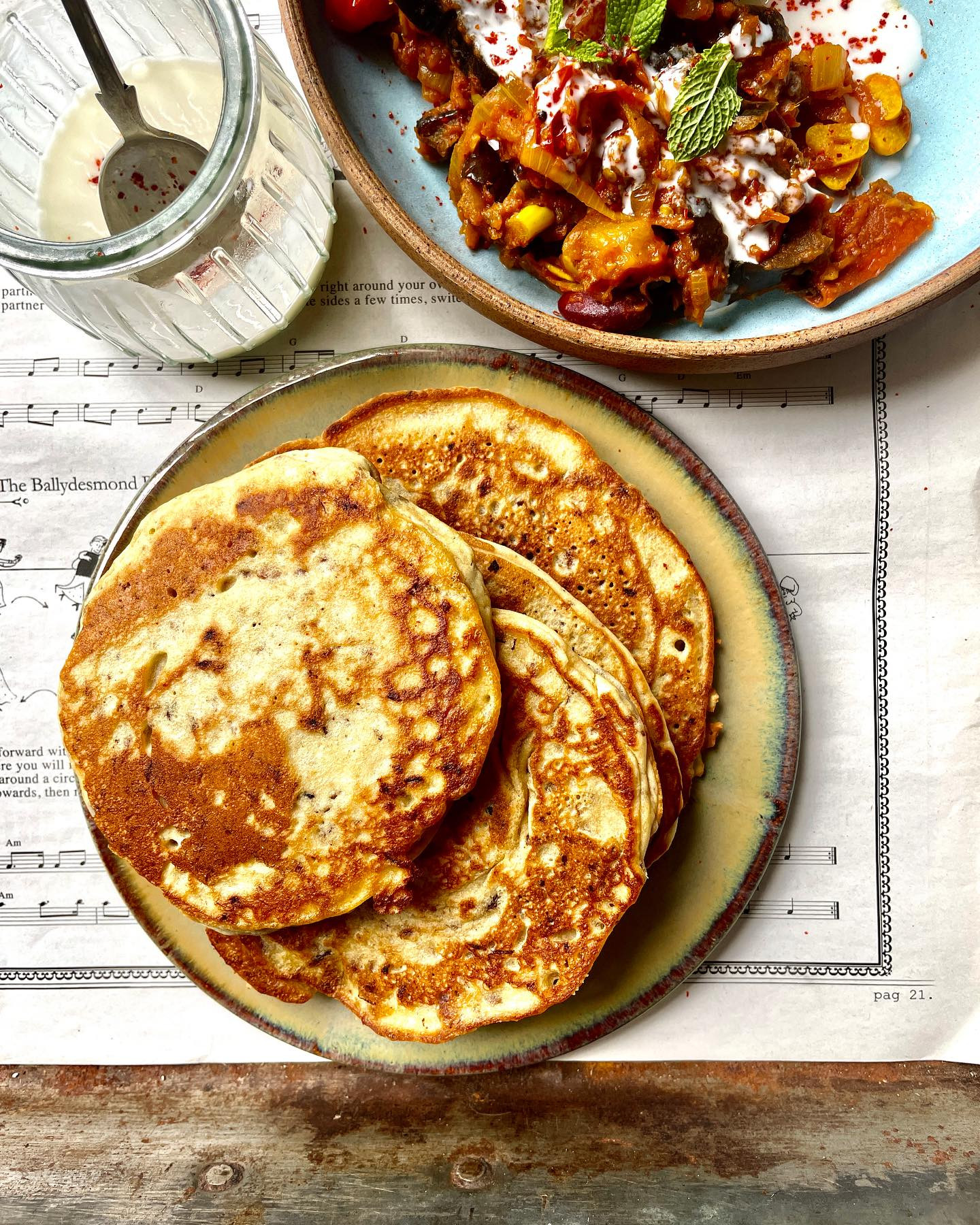 Eat with flatbread, rice, pasta - it’s super very versatile.