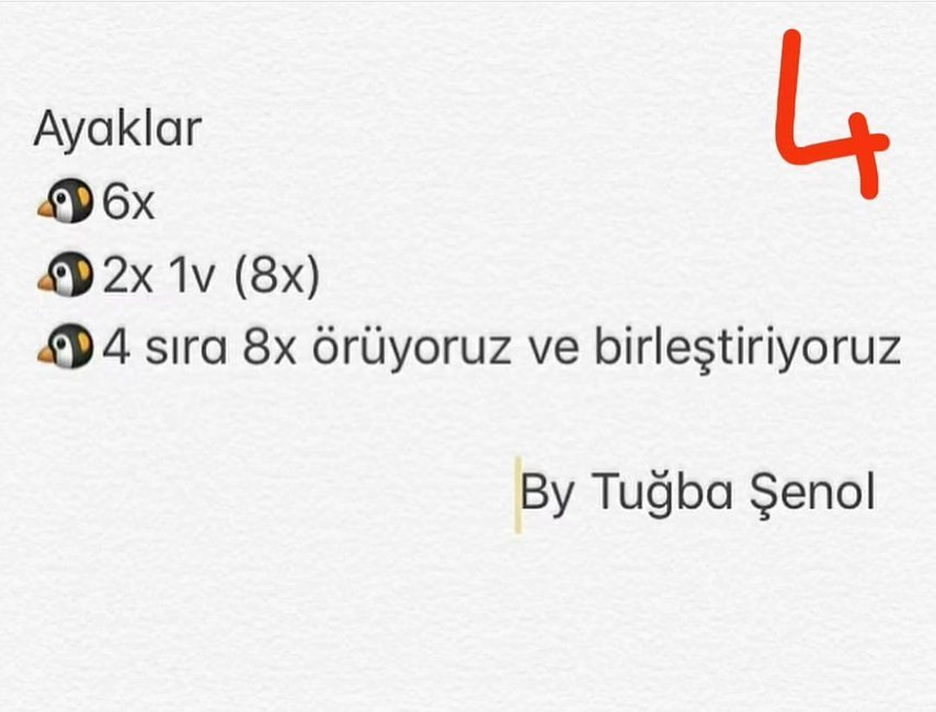 fiyonk takan penguen tığ işi modeli