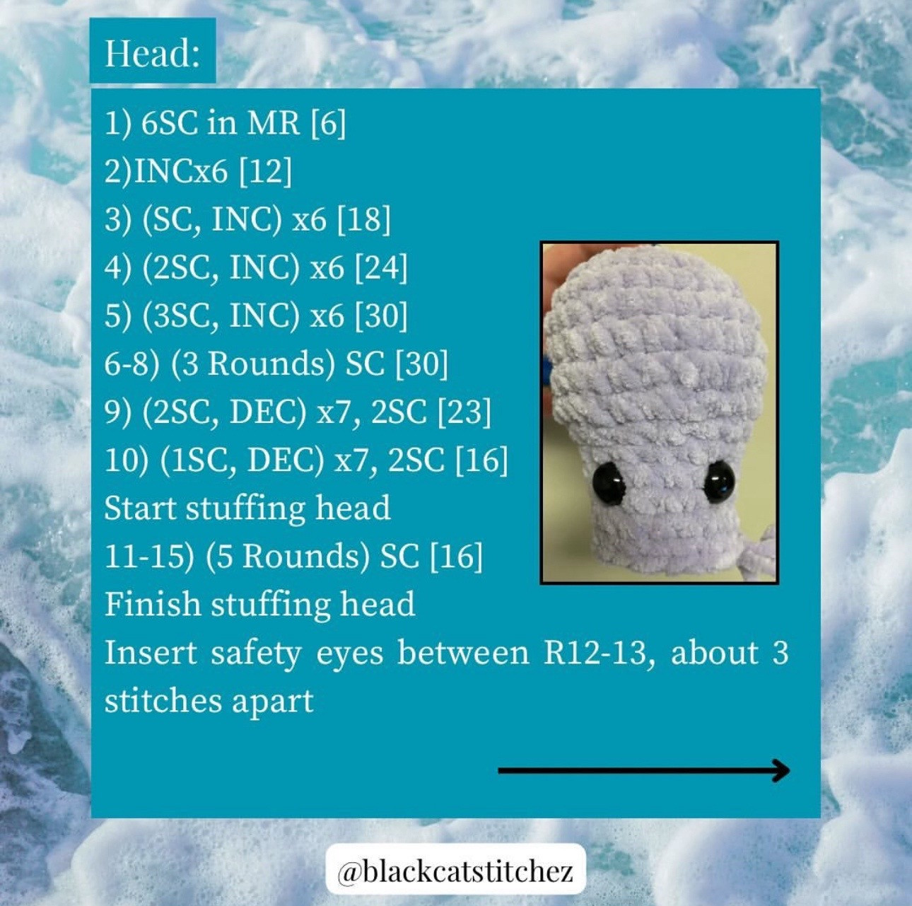 free amugurumi pattern no sew octopus