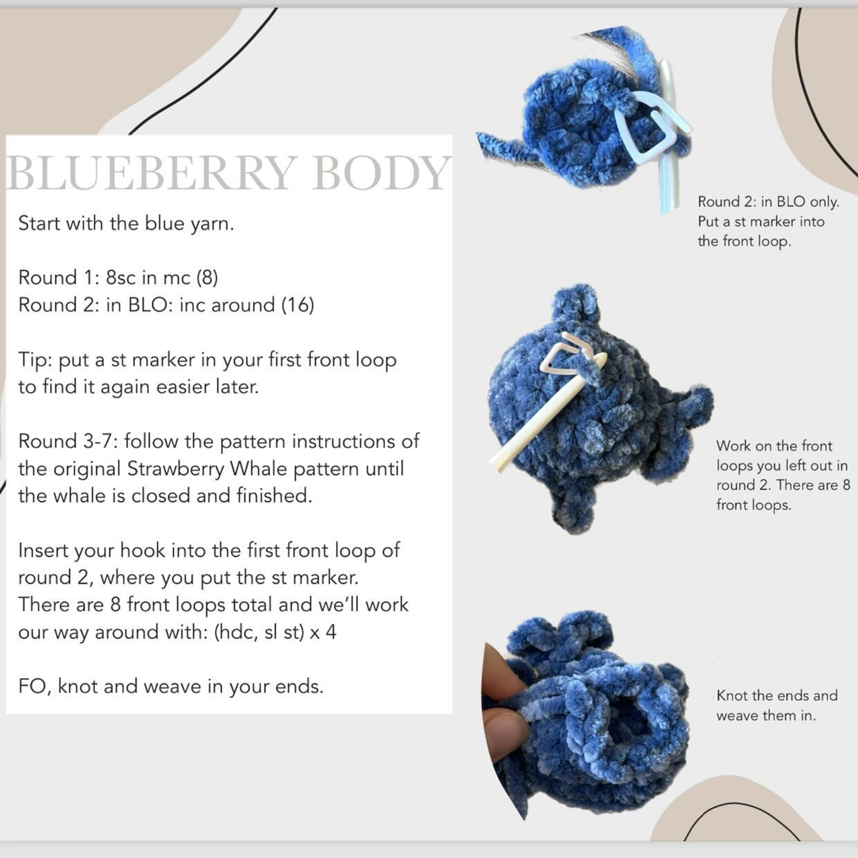 🫐 🐳 FREE BLUEBERRY WHALE MOD 🫐 🐳 (NO SEW)