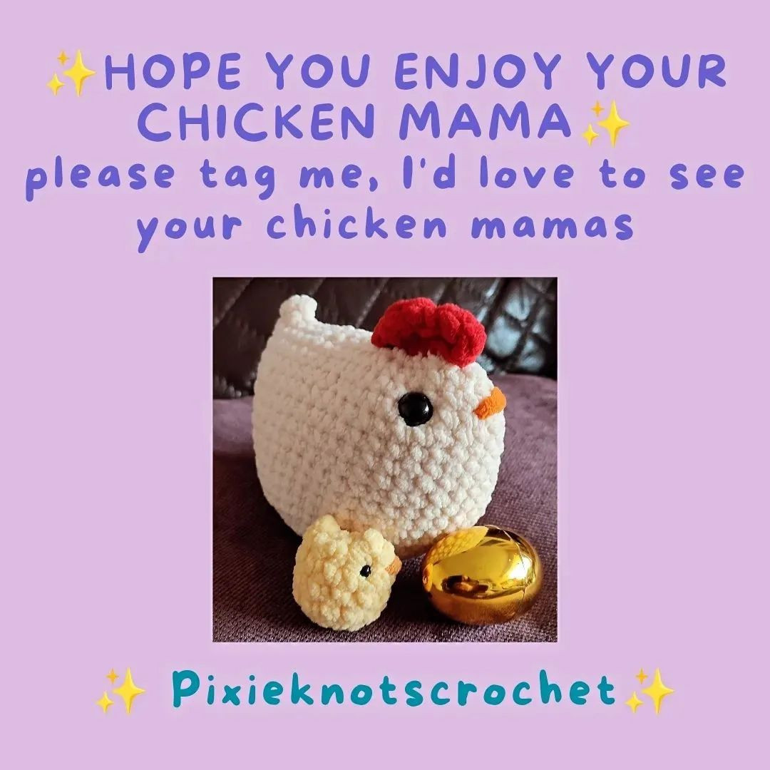 free chicken mama crochet pattern