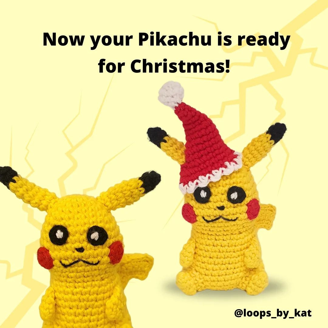 🎅 FREE CHRISTMAS PIKACHU PATTERN 🎅