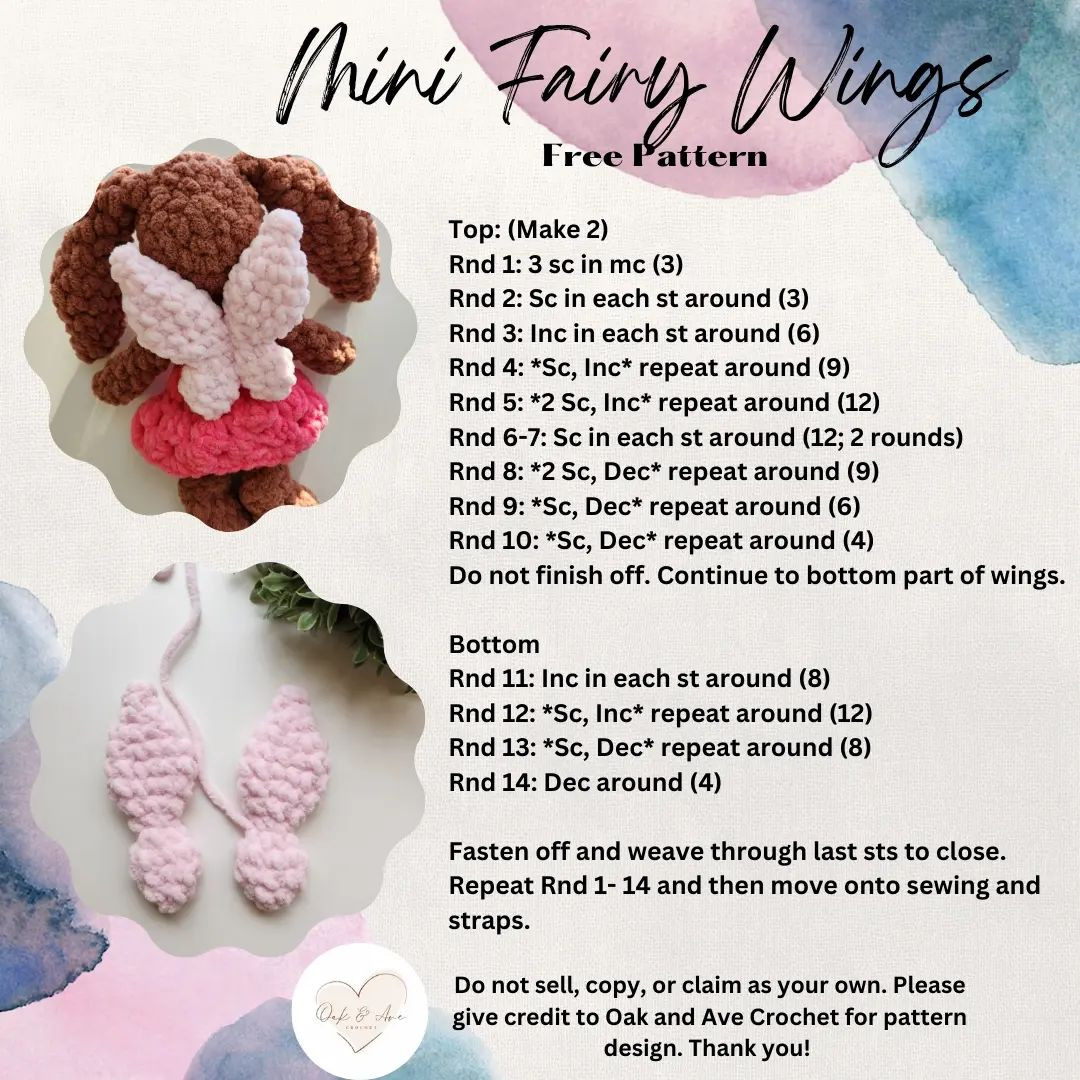 FREE Fairy Wings Pattern