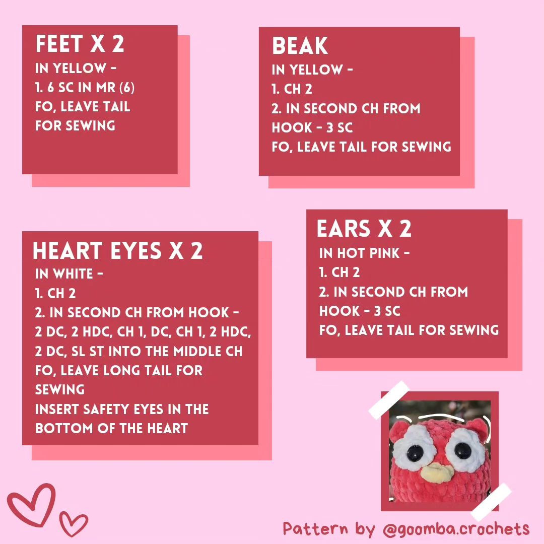 💕 FREE Love Owl Pattern 💕