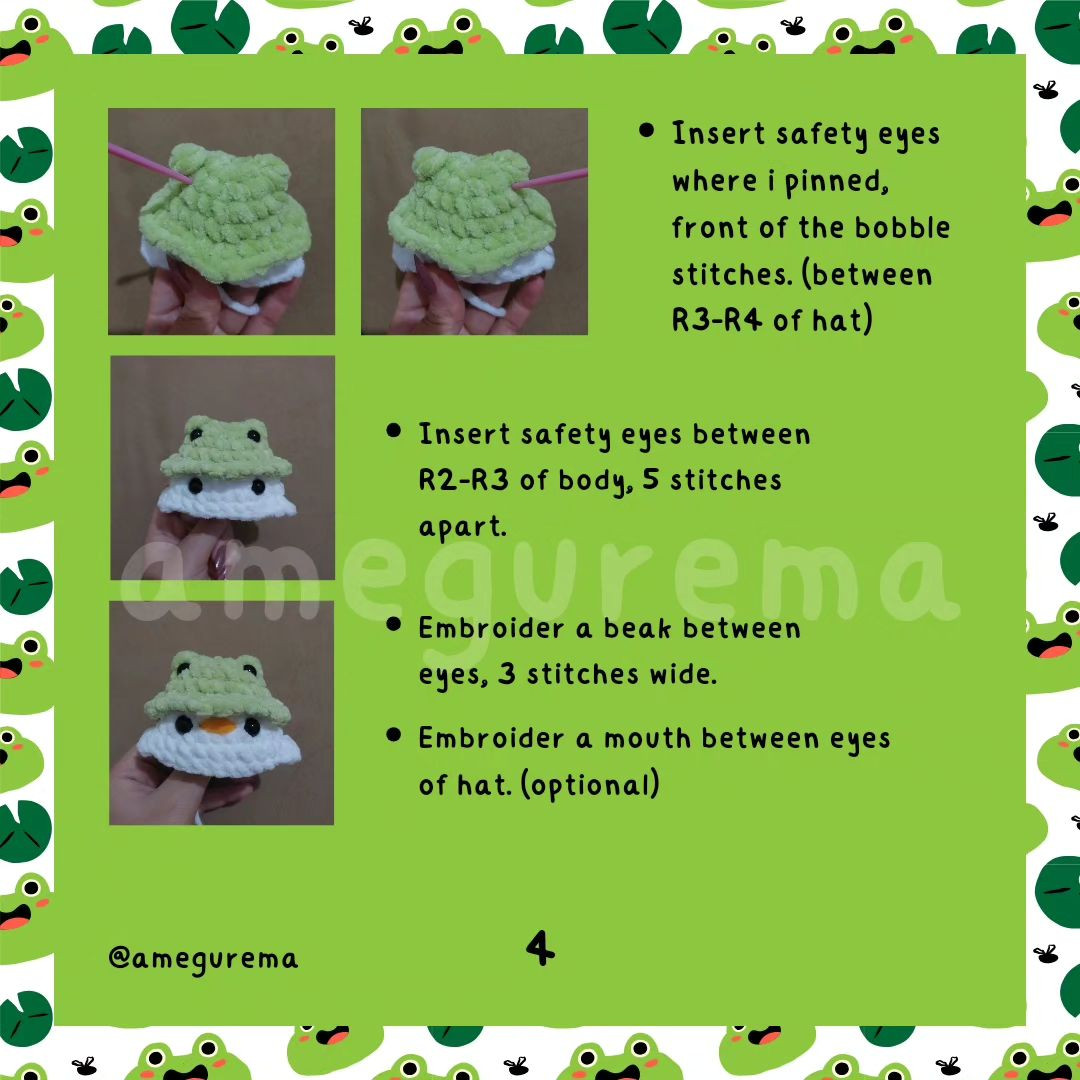 ✨Free No-Sew Froggies Pattern✨