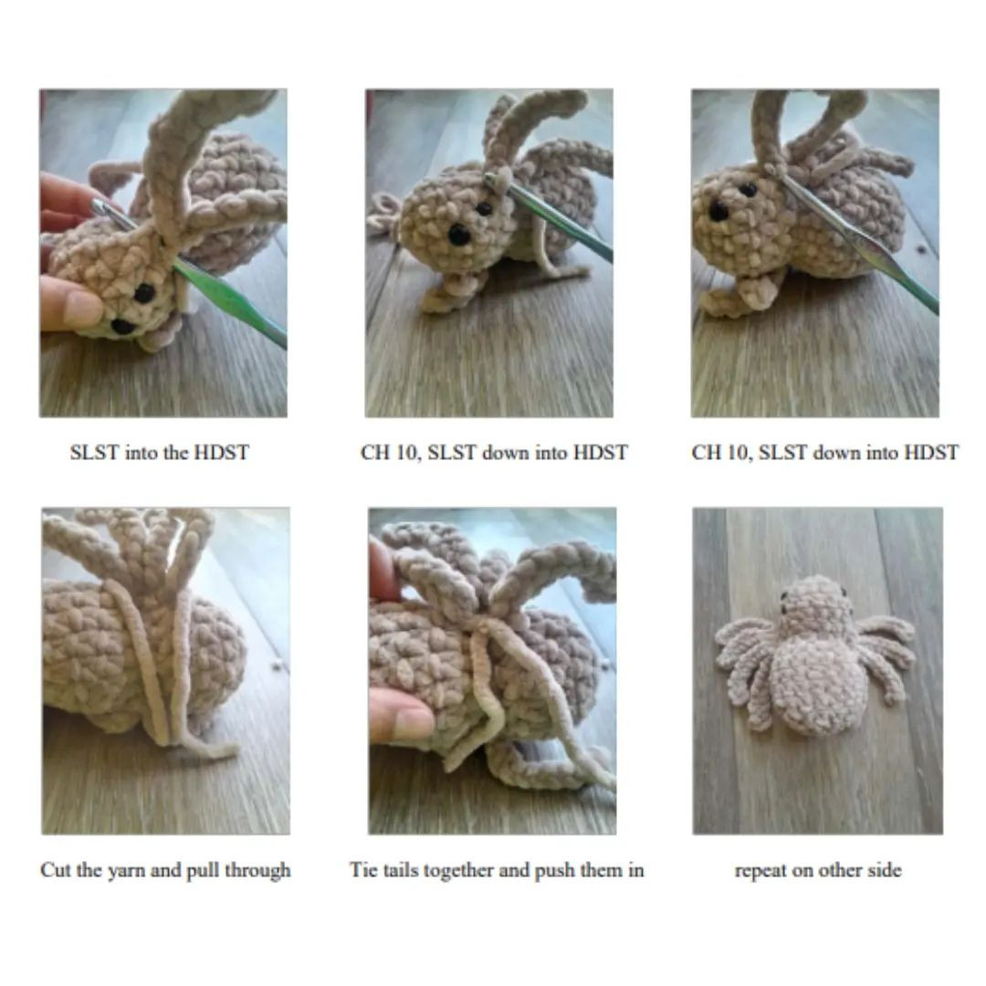 Free no-sew spider crochet pattern! 🕷