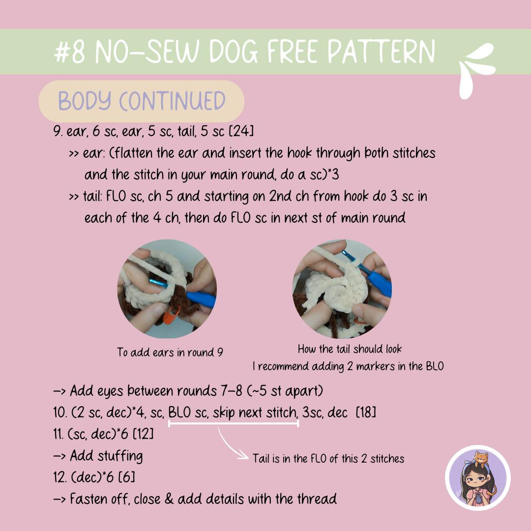 free pattern 8 no sew dog