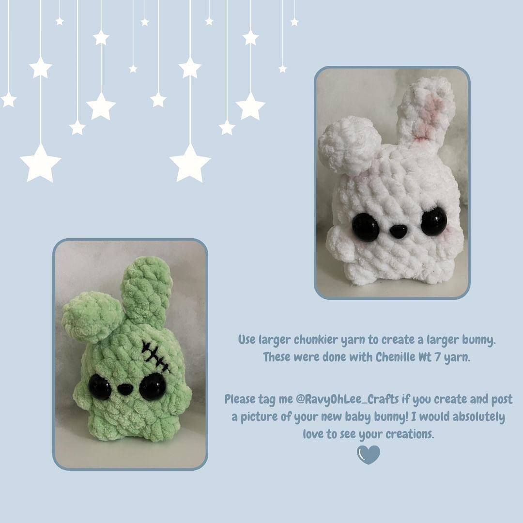 free pattern baby bunny