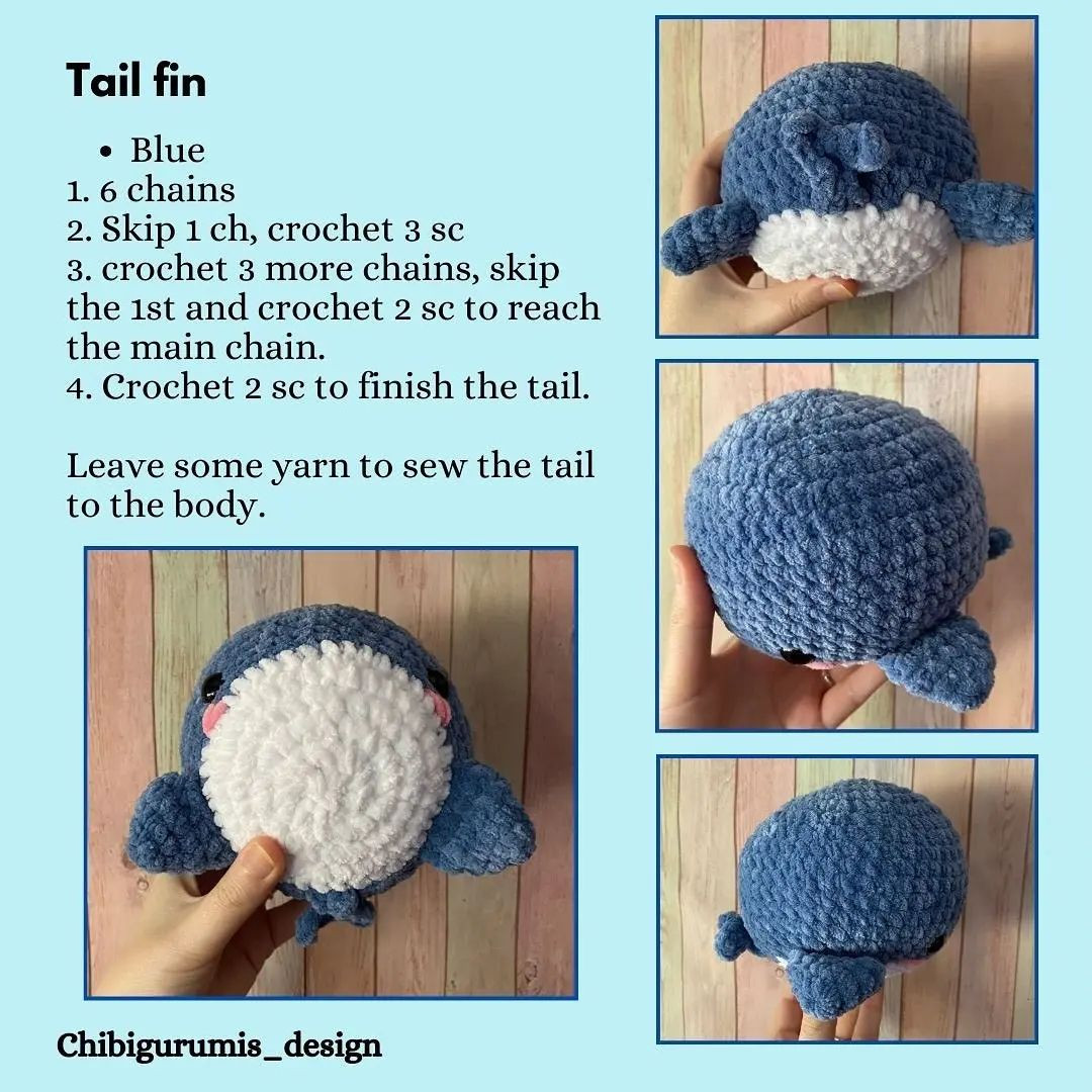 free pattern blue whale