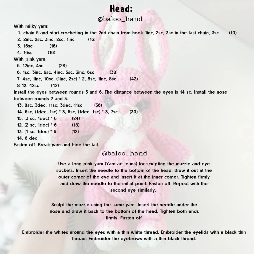 Free Pattern "Bunny" 🐰