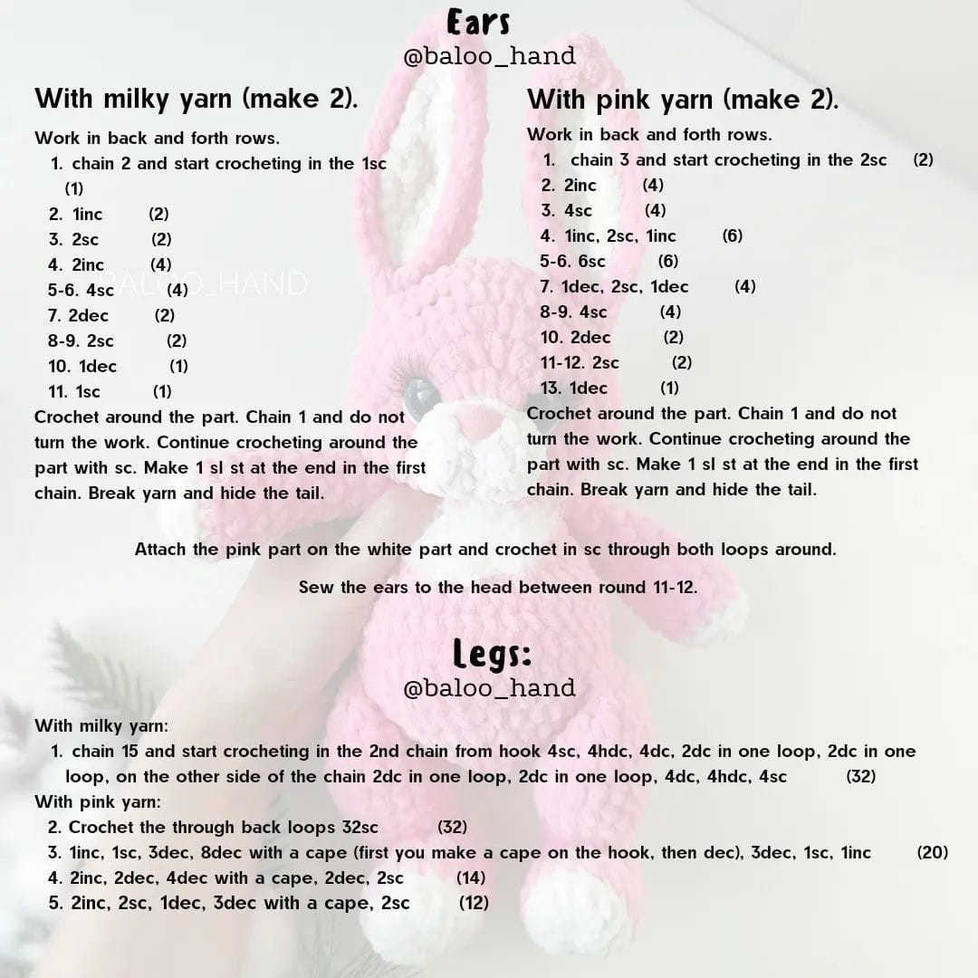 Free Pattern "Bunny" 🐰