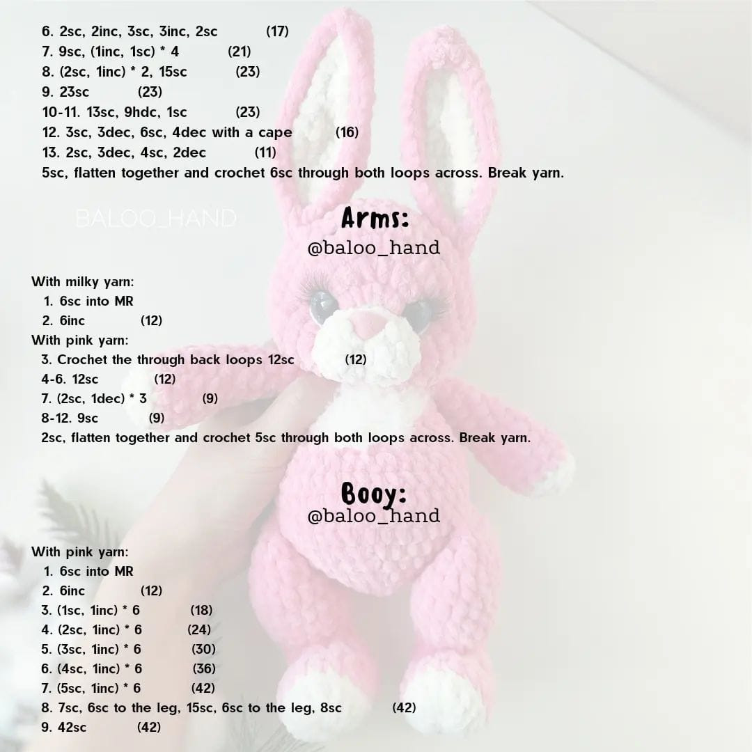 Free Pattern "Bunny" 🐰