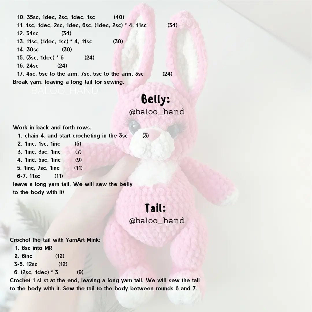 Free Pattern "Bunny" 🐰