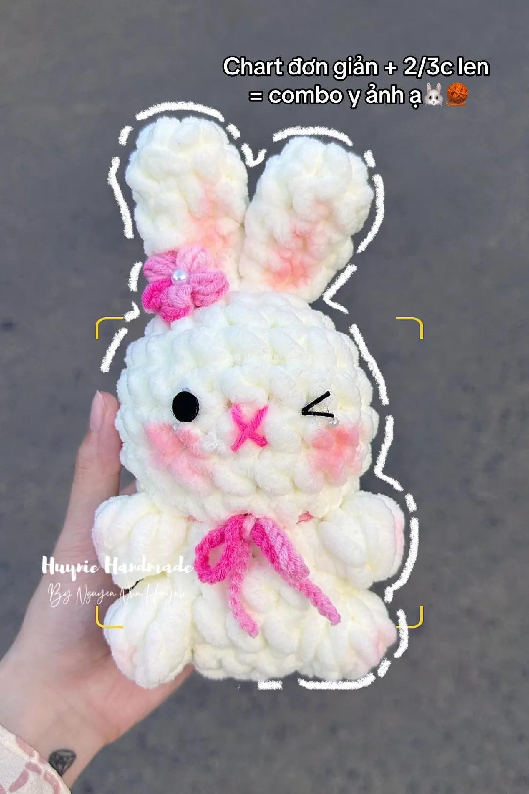 free pattern bunny, jumbo plushroom