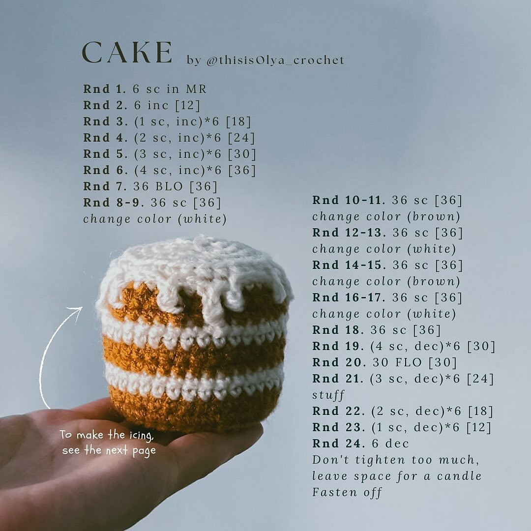 free pattern carrot cake