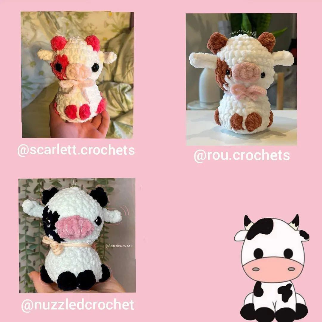 free pattern cow